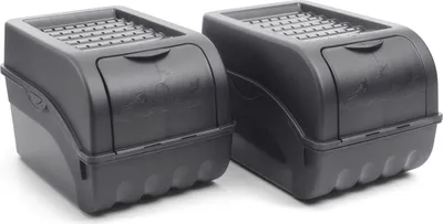Produktbild von Novaliv Gemüseboxen Kartoffelboxen Vorratsbehälter 3,5l bis 9l (Anthrazit, 2X 5l)