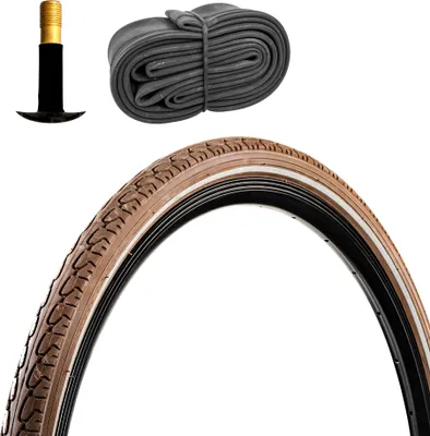 Immagine prodotto di Pneumatico da bicicletta Meghna City Trekking Tour 1, 28 x 1,5", marrone riflettente