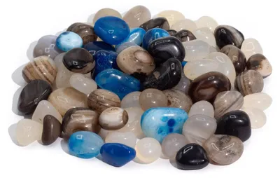 Imagen del producto de Ägatas mixtas a granel 1 kg (aprox. 70 piedras)