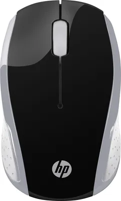 Immagine prodotto di HP Maus 200 Kabellos USB-A 3-Tasten Silber/Schwarz
