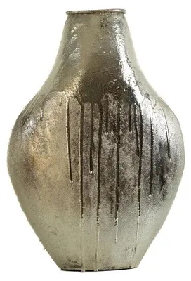 Vase champagner, Aluminium, 34 x 48 x 13 cm