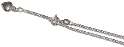Produktbild von Miamar SFK04 Damen Fußkettchen Silber Herz 25 cm