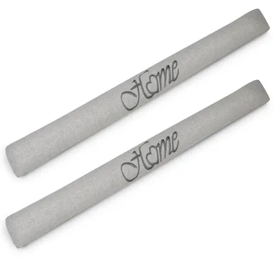 Image de Beautissu Lot de 2 boudins anti-courants d'air 120 cm de long Tuuli HO, gris clair