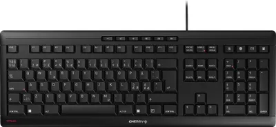 Produktbild von Contour Design STREAM, Volle Größe (100%), Kabelgebunden, USB, Mechanischer Switch, QWERTY, Schwarz