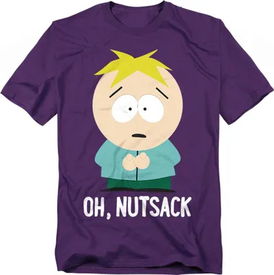 Image de South Park - T-shirt unie homme/femme "Oh Nutsack" TV20697 (L) (Violet)