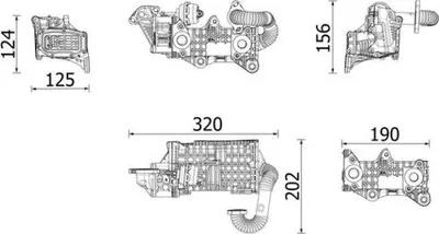 Image de Refroidisseur De Valve Egr Citroen 1.5 Bluehdi Ford