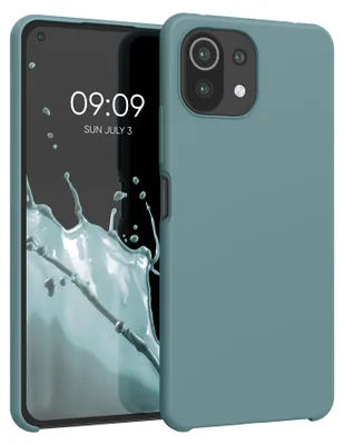Produktbild von kwmobile Handyhülle für Xiaomi 11 Lite (5G) NE / Mi 11 Lite (5G) Hülle - Case Silikon - Kabelloses Laden - Schutzhülle Cover in Arctic Night