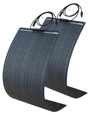 Produktbild von Solarpanel, flexibles Design, hohe Effizienz, 2PCS 100W
