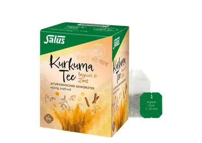 Produktbild von Salus Kurkuma Tee Ingwer & Zimt, Gewürztee 15 St