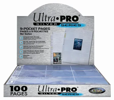 Produktbild von Ultra Pro Ultra Pro Hüllen für 9 Karten Silber-Serie (100 Stück)