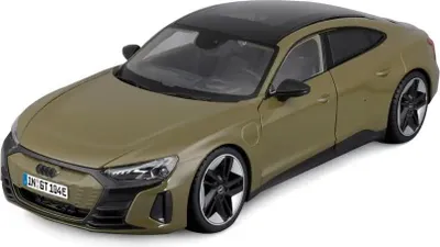 Image de Bburago 18-11050 - Modèle réduit - Audi RS e-tron GT (vert, échelle 1:18) Modèle réduit de voiture