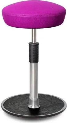 Produktbild von Sitz- Stehhocker Free Tall Hutsitz kvadrat Divina Mel. Pink Chrom /schwarz.