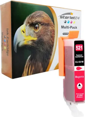 Produktbild von D&C Tintenpatrone ersetzt Canon CLI-521 MAGENTA