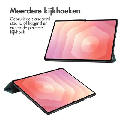 Productafbeelding van imoshion Trifold Bookcase voor de Samsung Galaxy Tab S11 / S12 Ultra - Donkergroen