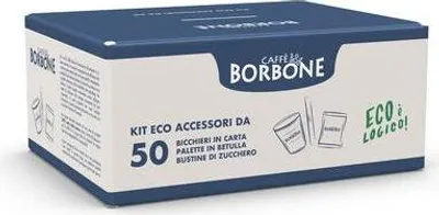 Image de Caffè Borbone MASTERKITACC10X50PZ Set de vaisselle jetable 50 personne(s) 150 pièce(s)