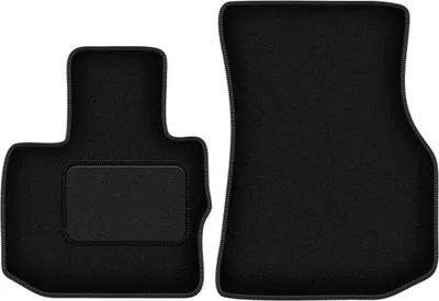 Immagine prodotto di Wielganizator tappetini auto velours anteriori adatto per BMW X4 G02 (2018-, SUV) neri, set 2 pz, con fissaggi