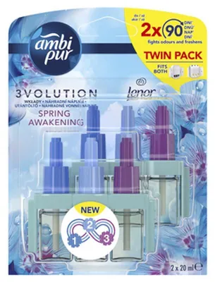 Obrázek produktu pro Odświeżacz powietrza Ambi Pur Wkład Spring Awakening 2 x 40 ml