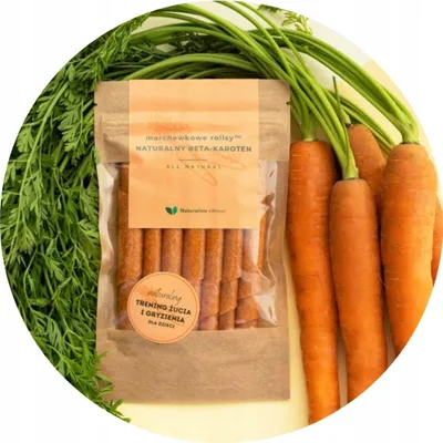 Obrázek produktu pro Přírodní zdravé mrkvové rolky 50 g
