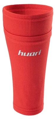 Obrázek produktu pro Huari - Chrániče holeně "Guele", logo IG3510 (velikost L), červené, Obrázek vytvořený pomocí AI