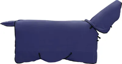 Produktbild von vidaXL Pferdedecke Marineblau 165 cm Polyester
