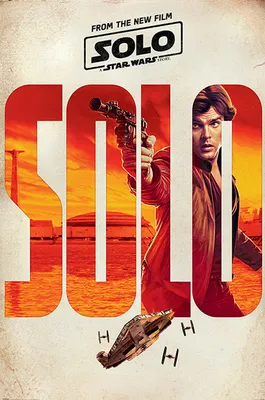 Produktbild von Solo: A Star Wars Story - Poster - Solo Teaser + 1 Packung tesa Powerstrips® - Inhalt 20 Stück