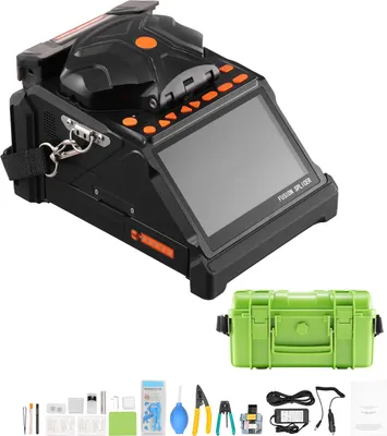 Obrázek produktu pro SucceBuy fúzní splicer vláken se 6 motory, zarovnáváním jádra a pláště, 5" LCD displej