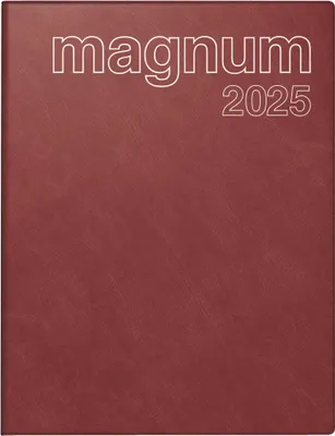 Productafbeelding van RIDO 70-270 42 295 Agenda "magnum" - 1 week per pagina / 2 pagina's, 18,3 x 24 cm, bordeauxrood