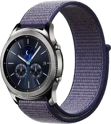 Produktbild von imoshion Nylonarmband für das Samsung Galaxy Watch 3 (45 mm) / Watch (46 mm) / Gear S3 Frontier / Gear S3 Classic (22 mm) - Violett