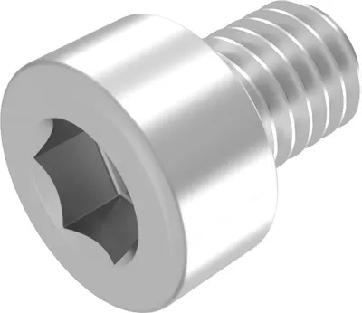 Produktbild von SECCARO Zylinderschraube M6 x 8 mm, Edelstahl V2A VA A2, DIN 912 / ISO 4762, Innensechskant, Vollgewinde, 20 Stück