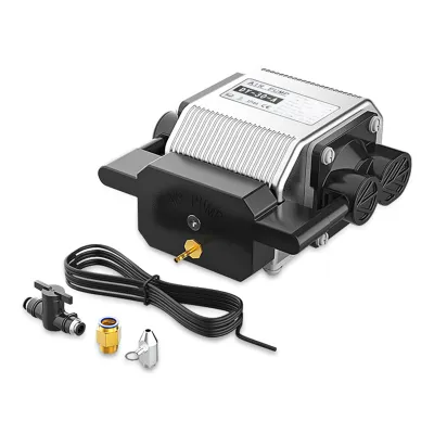 Produktbild von LONGER Air Assist Kit für RAY5 10 W, 30 l/min, großer Luftstrom, 0,03 MPa, geräuscharme Air Assist-Pumpe für CNC-Cutter, Gra vier maschinen