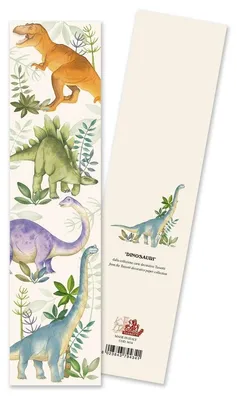 Productafbeelding van Boekmarkering met dinosaurusmotief, 51x202 mm