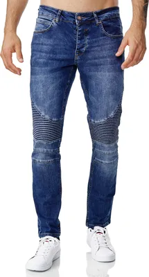 Produktbild von Tazzio Herren Jeans Biker Slim Fit 16517 Blau 40/34