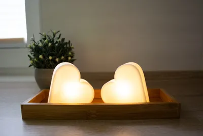 Produktbild von 8 seasons design LED Herz Mini-Leuchte Shining Heart Micro XS – Dekolampe 9 cm – kabellos mit Akku & USB-C aufladbar - Tischdeko, romantische Deko, He