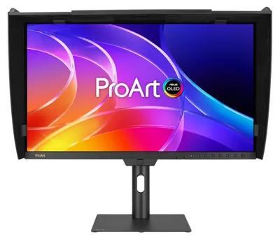 Produktbild von ASUS ProArt OLED PA27USD, 67,3 cm (26.5"), 3840 x 2160 Pixel, 4K Ultra HD, QD-OLED, 0,1 ms, Schwarz