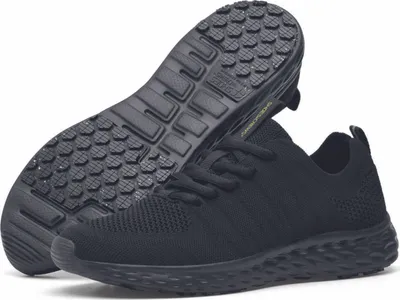 Produktbild von Shoes for Crews Everlight ECO, Sneaker für Frauen, federleicht, rutschhemmend, schwarz, Gr. 35