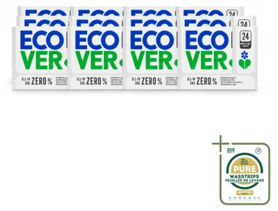 Produktbild von 12 x Ecover All-in-One Zero% Spülmaschinentabs - Vorratspackung - 12 Stücke