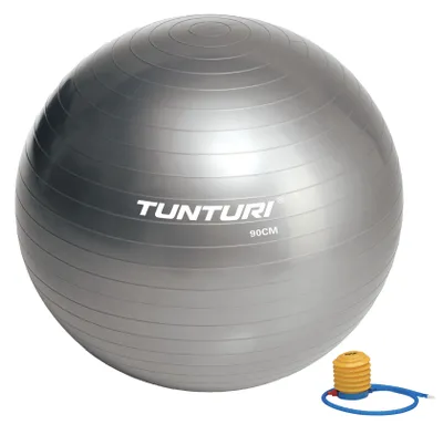 Obrázek produktu pro Gymnastický míč Tunturi - 90 cm - stříbrný