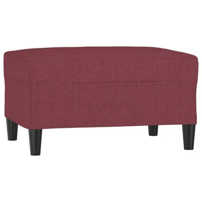 Produktbild von vidaXL Fußhocker Weinrot 70x55x41 cm Stoff