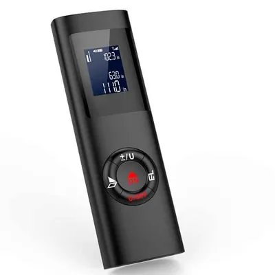 Obrázok produktu pre Laserový merač vzdialenosti 40 m s LCD displejom – digitálny laserový meter, 6 funkcií merania, USB nabíjanie, presné meranie pre domá - DistanceMeter