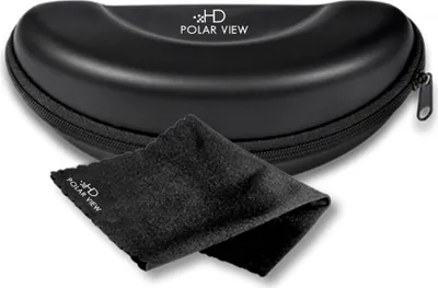 Produktbild von HD Polar View Hardcase Brillen-Etui - schwarz - Hartschalenetui - 15,5cm x 8cm
