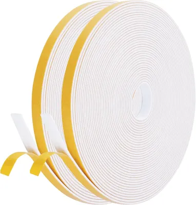 Imagen del producto de Cinta de sellado autoadhesiva, 10 metros x 10 mm x 6 mm, de espuma, para puertas y ventanas