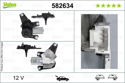 Produktbild von VALEO 582634 Wischermotor Hinten für RENAULT ESPACE IV (JK0/1)