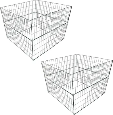 Produktbild von Kompostbehälter – Kompostierbehälter – Abfallverarbeitung – Schnelle Montage – 90x90x70 cm – Grün