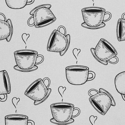 Produktbild von OUTDOOR DEKOSTOFFE OXFORD - Motiv Tasse Kaffee