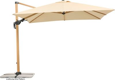 Ampelschirm Schneider Rhodos Twist Woody 300 x 300 cm natur