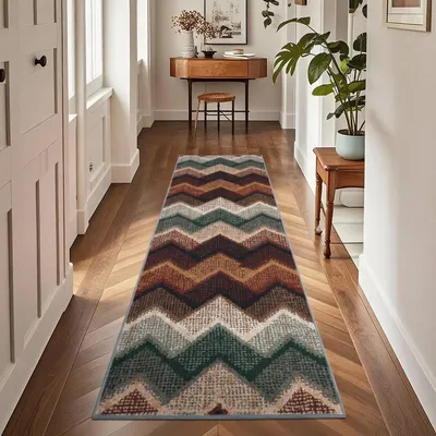 Productafbeelding van Boheemse vloerkleed voor de hal, 60x180 cm, antislip