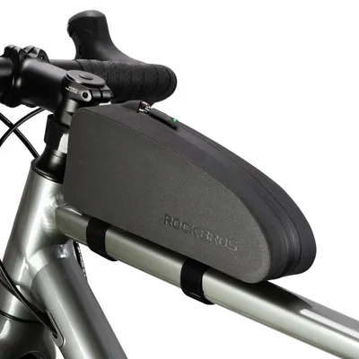 Produktbild von ROCKBROS Rahmentasche Fahrrad Tasche wasserdichte Oberrohrtasche 1L Lenkertasche Schwarz