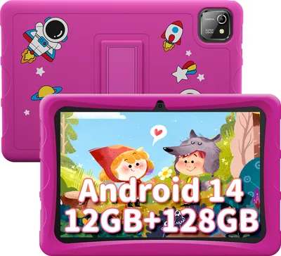 Zdjęcie produktu dla Tablet dla dzieci Blackview BESTTAB, 10 cali, Android 14, 12 GB RAM + 128 GB ROM (1 TB TF, ośmiordzeniowy tablet dla dzieci, długa żywotność baterii 5100 mAh, wstrząsoodporny)