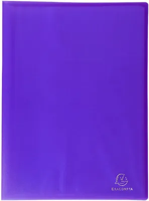 Produktbild von Sichtmappe Polypropylen A4 40 Hüllen violett Exacompta Chromaline