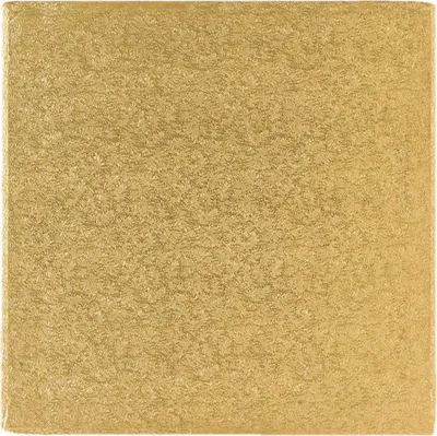 Produktbild von Tortenplatte / Cakeboard quadratisch 25,4cm, gold
